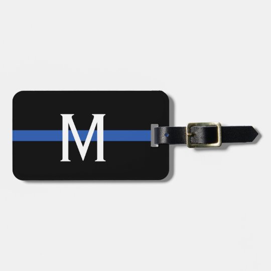 monogram bag tag