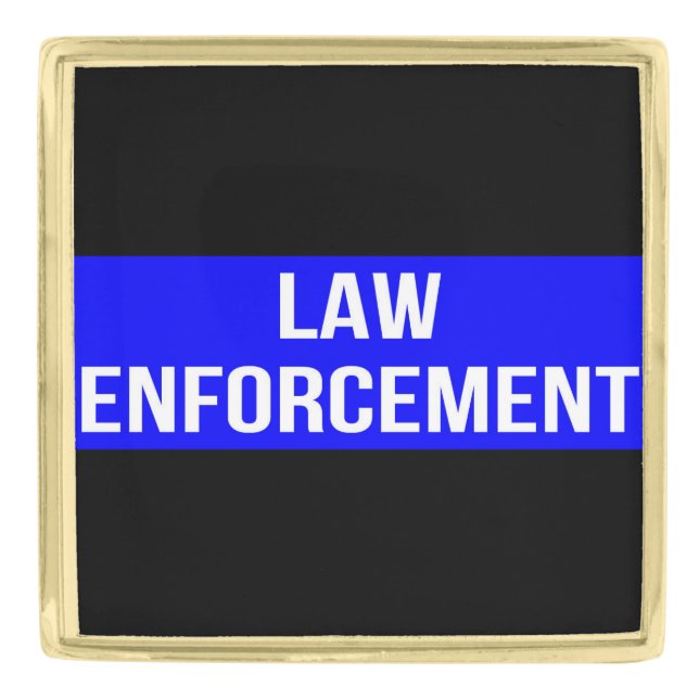 POLICE Thin Blue Line Recognition Pin (Front)