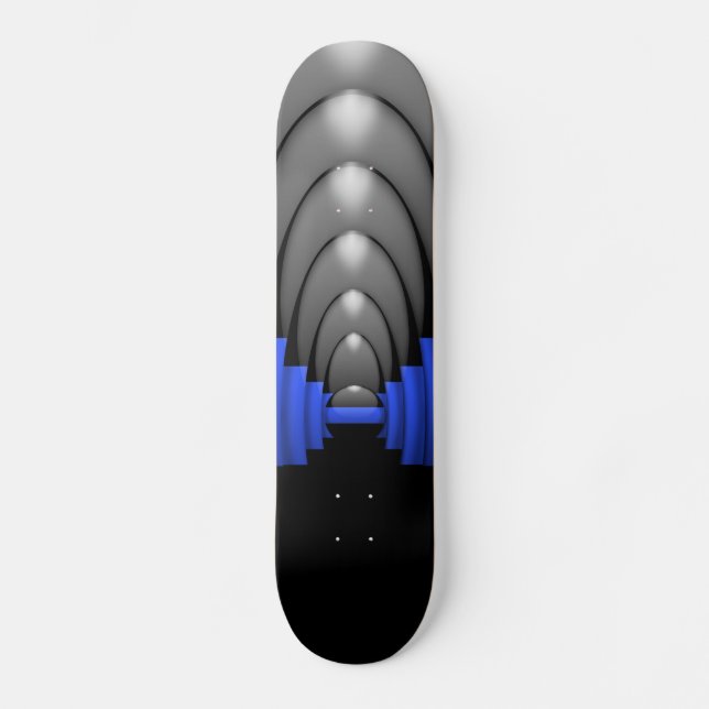Police Thin Blue Line Skateboard Deck (Front)