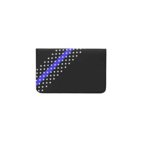 Police Thin Blue Line Stars and Stripes Card Holder