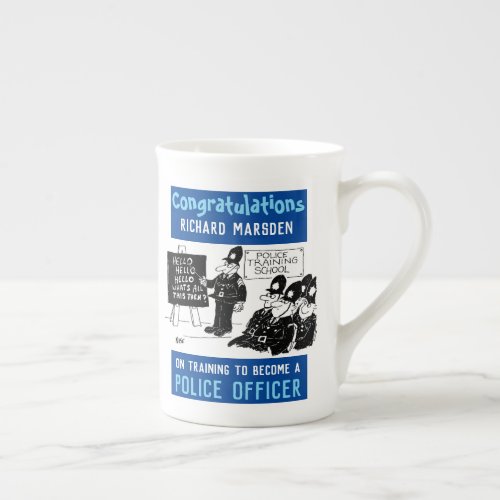 Police Training School Bone China Mug