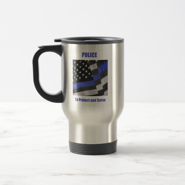 Police Travel Mug (Left)