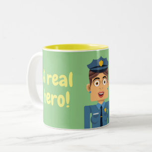 Police Two-Tone Coffee Mug