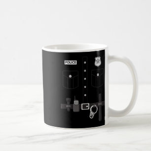 Police Uniform Halloween Kids Boys 1 Coffee Mug