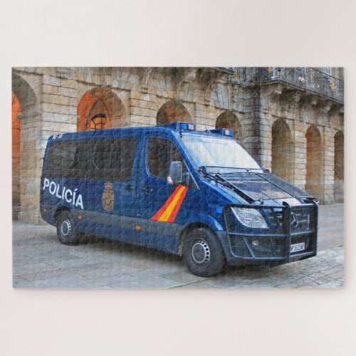Police van Santiago de Compostela Spain Jigsaw Puzzle