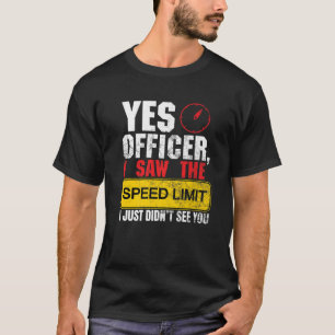 Police Vehicles Race Car Racing Sports Auto Cool S T-Shirt