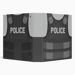 Police Vest 3 Ring Binder