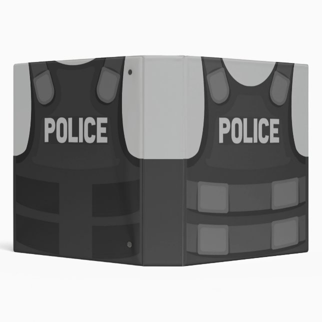 Police Vest 3 Ring Binder (Background)