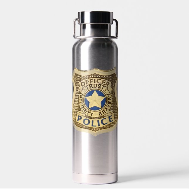 Police  water bottle (Back)