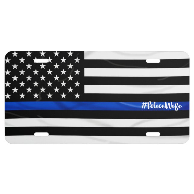 Police Wife License Plate (Front)