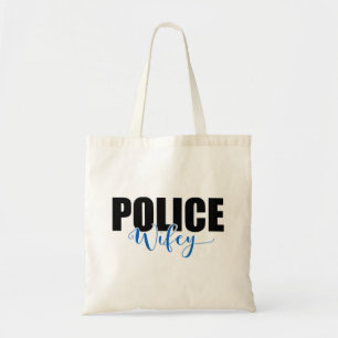 Police Wifey Tote Bag