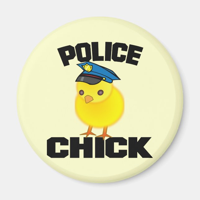 Police Woman Magnet (Front)