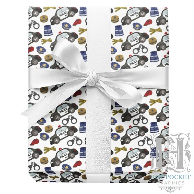 Police Wrapping Paper (Creator Uploaded)