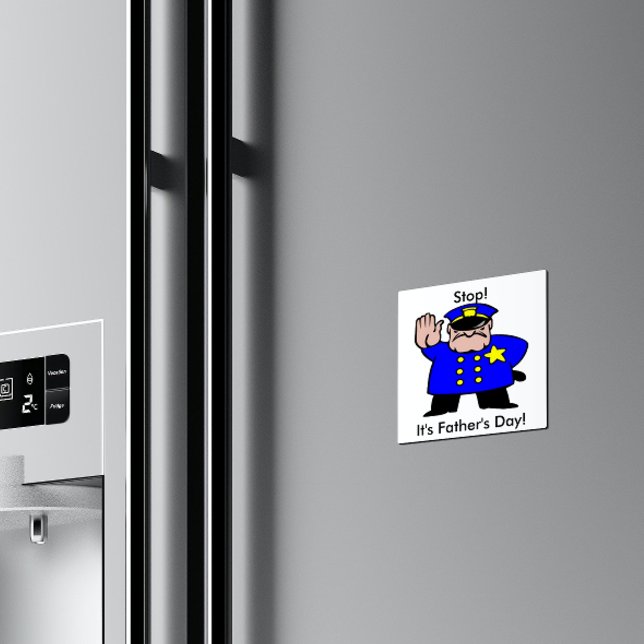 Policeman - Father's Day Magnet (Creator Uploaded)