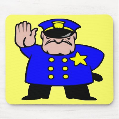 Policeman _ Fathers Day Mouse Pad