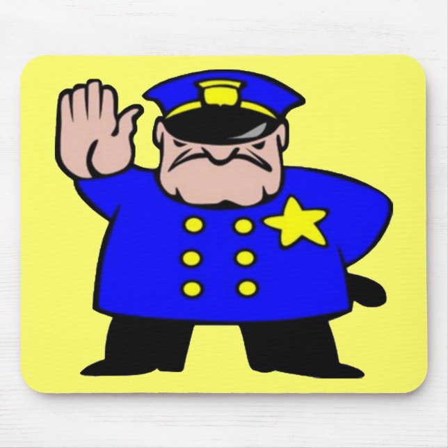 Policeman - Father's Day Mouse Pad (Front)