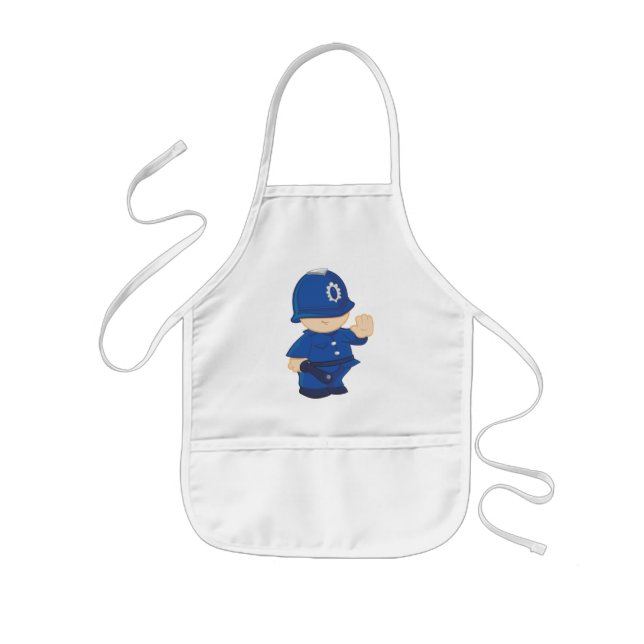 Policeman Kids' Apron (Front)