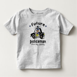 Policeman Like Daddy Toddler T-shirt