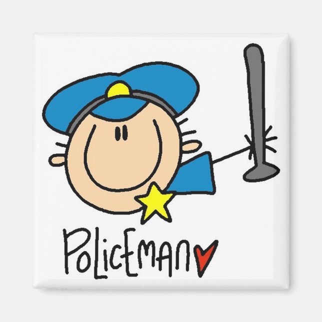 Policeman Occupation Magnet (Front)