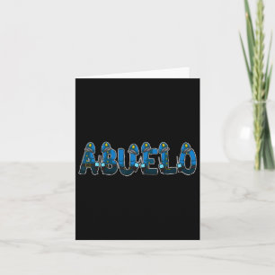 Policeman Police Grandpa Abuelo Halloween Costume Card