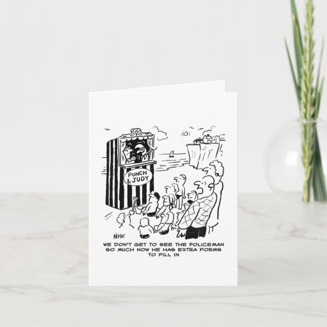 Policeman Punch & Judy Show Card (Front)
