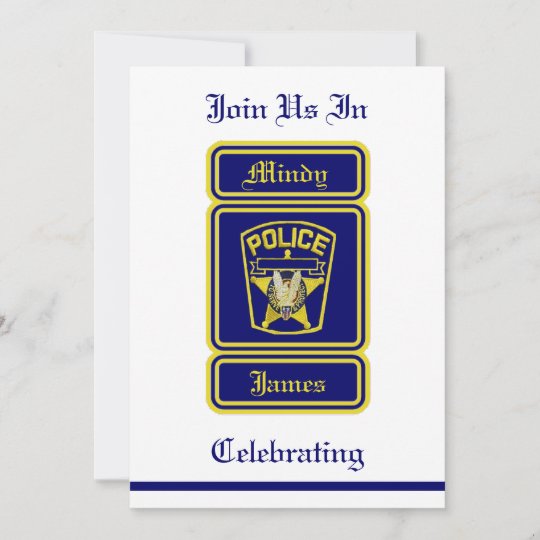 Policeman Wedding Invitation | Zazzle.com