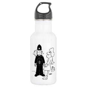 Policeman's Cuckoo Clock Helmet Stainless Steel Water Bottle