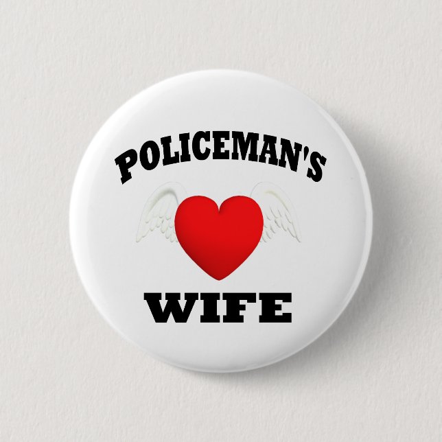 Policeman's Wife Button (Front)