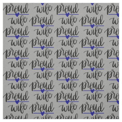 PoliceWife Fabric
