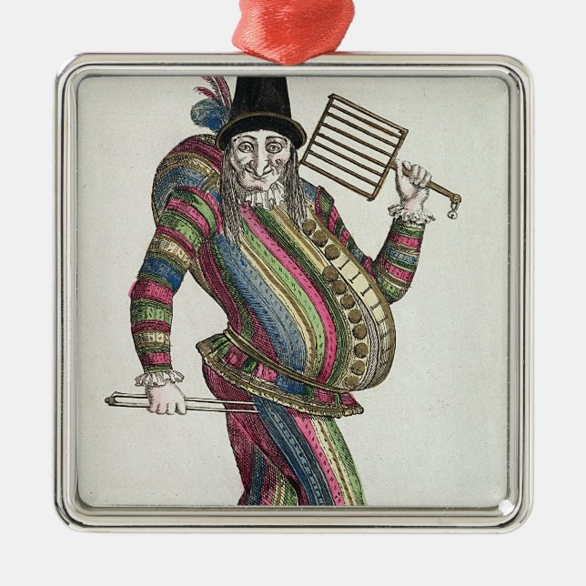 Polichinelle Metal Ornament (Front)