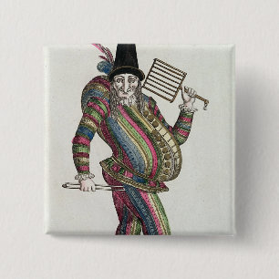 Polichinelle Pinback Button