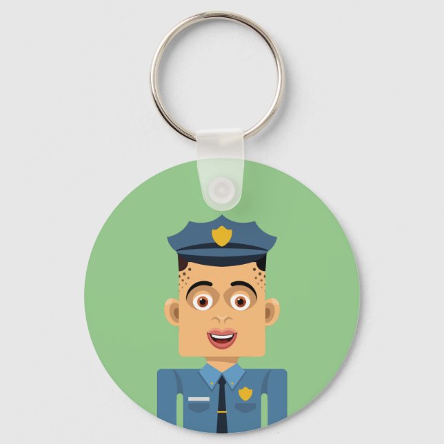 Policia Keychain (Front)