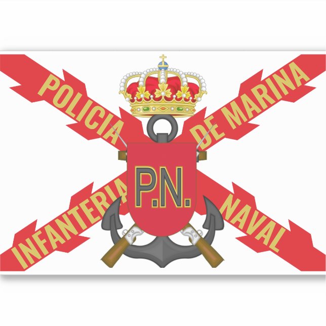 POLICIA NAVAL  STICKER (Front)