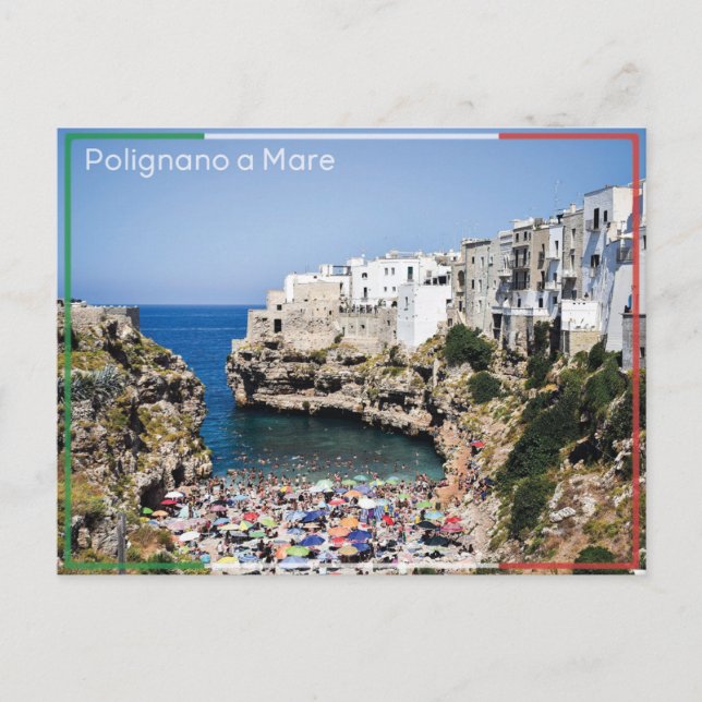 Polignano a Mare - Italy Postcard (Front)