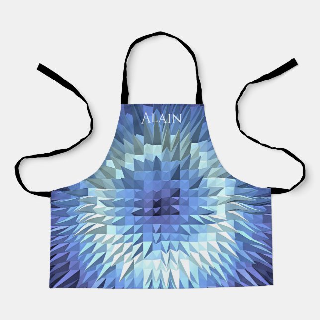 Poligonal geometric design apron (Front)