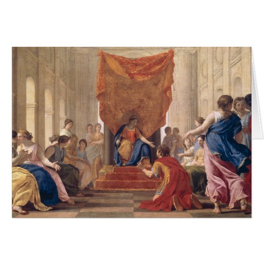 Poliphilus Kneeling before Queen Eleuterylida Cards (Front Horizontal)