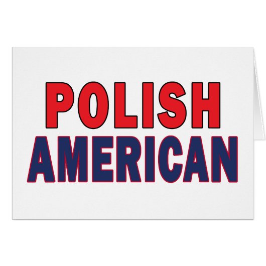 Polish American (Front Horizontal)