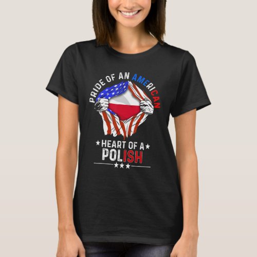 Polish American America Pride Foreign Country Pola T_Shirt