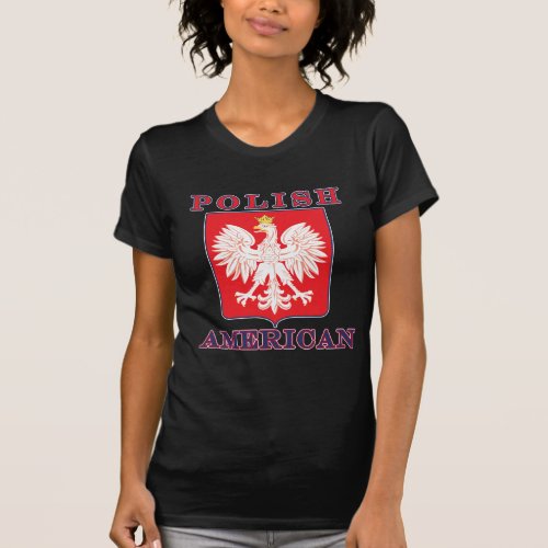 Polish American Eagle Shield T_Shirt