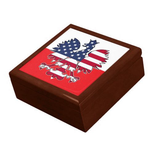 Polish American Eagle Tile Gift Box