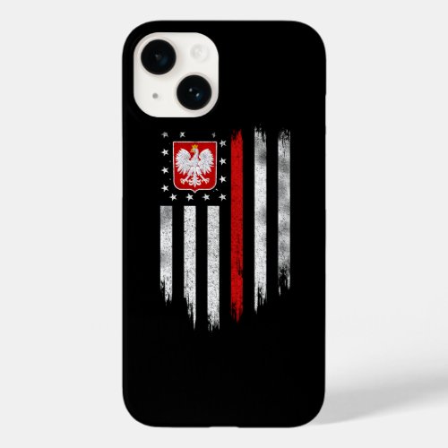 Polish American Flag Combo Poland Usa Polska Case_Mate iPhone 14 Case