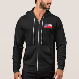 Polish American Flag Hoodie