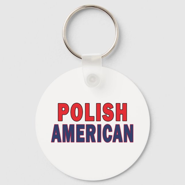Polish American Keychain (Front)