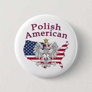 Polish American Map Button