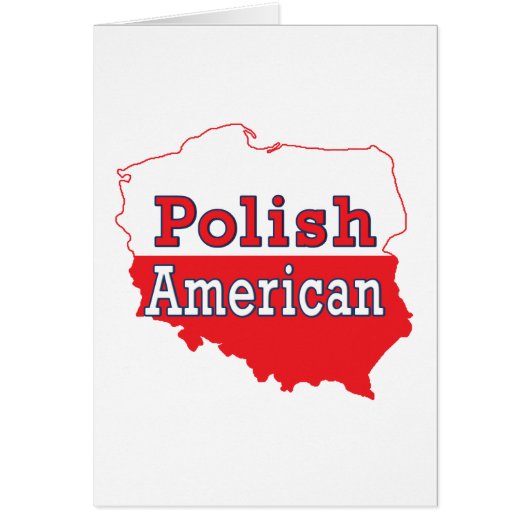 Polish American Map Cards (Front)