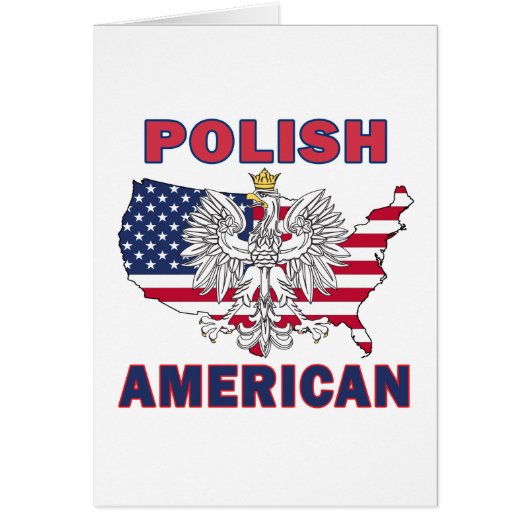Polish American Map Cards (Front)