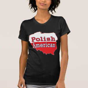 Polish American Map T-Shirt