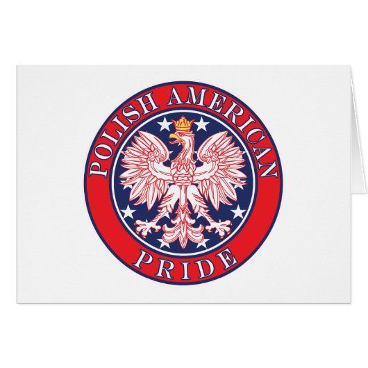 Polish American Pride Cards (Front Horizontal)