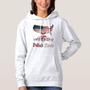 Polish American Roots   Hoodie