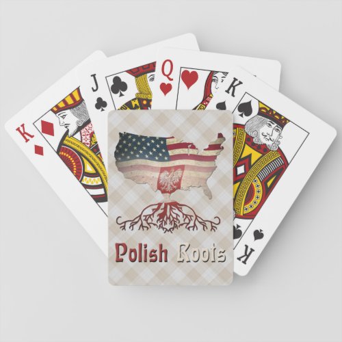 Polish American Roots  Poker Cards